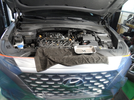 싼타페TM DPF클리닝